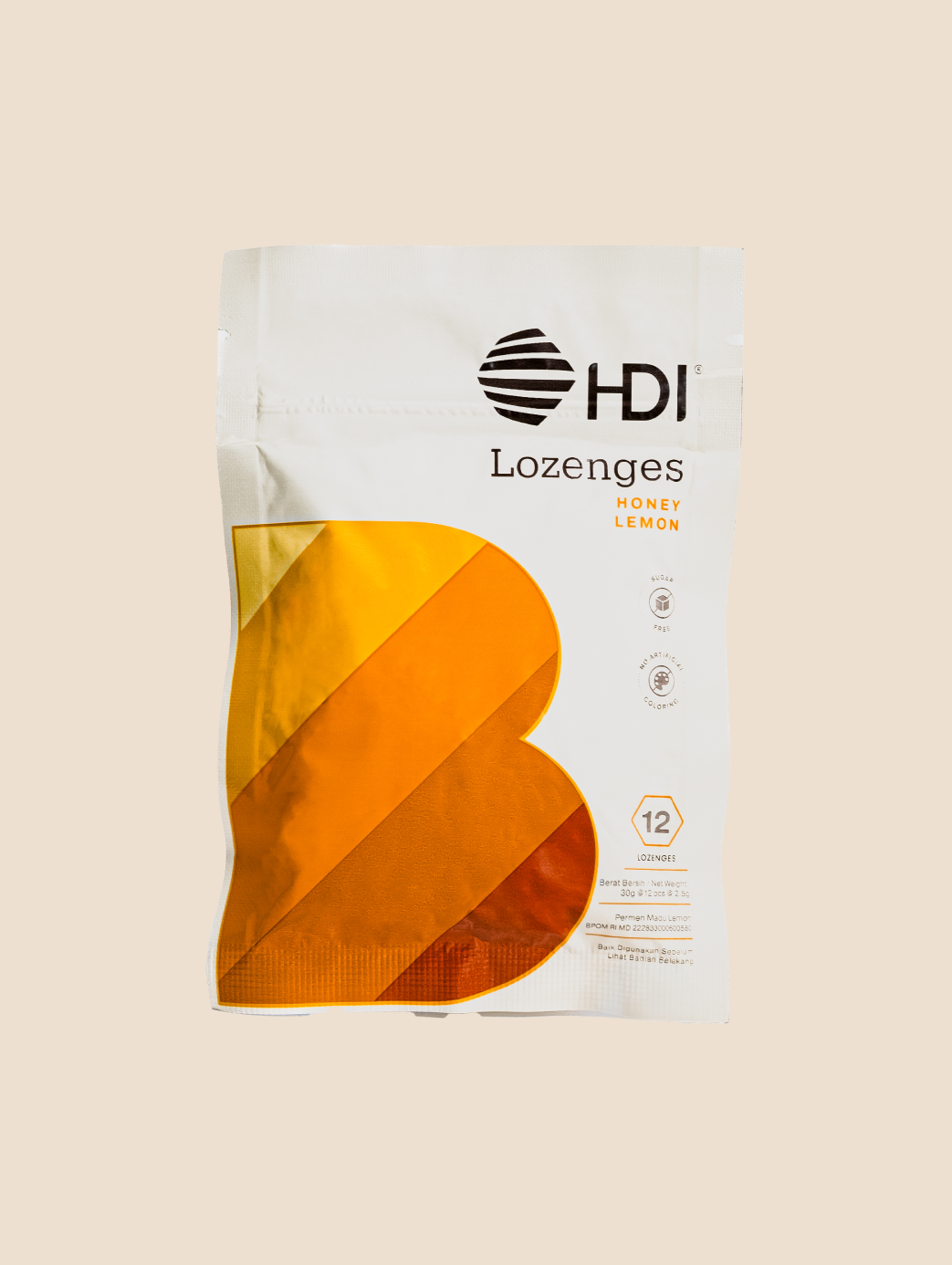 HDI Lozenges Honey Lemon (Pack of 12Loz)